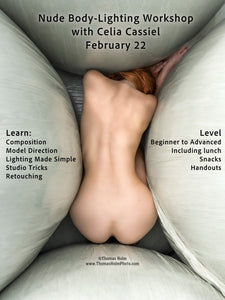 Nude Body-Lighting Workshop with Celia Cassiel – February 22